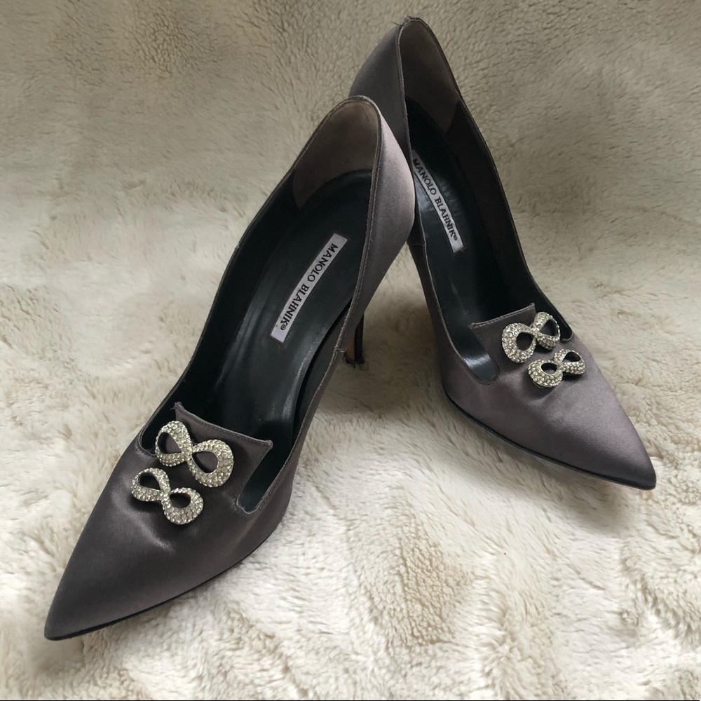 Manolo Blahnik - Sexy Silver Shoes